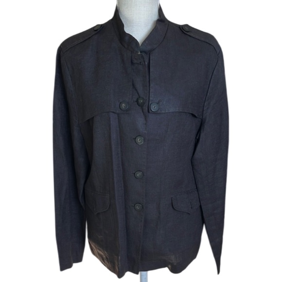 SIXTH SENSE 100% Linen Shirt / Jacket / Shacket - Large / XL - Picture 1 of 11
